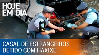 Casal de estrangeiros é detido com 21 kg de haxixe em SP