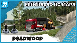 Live | Minerando no Mapa Deadwood com Simtask Farmstick Thrustmaster | FS22 Farming Simulator 22
