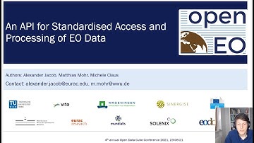 openEO @ ODC conference 2021
