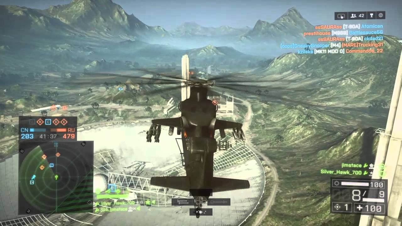 Battlefield 4 Gun Run w/jimstace and Silver_Hawk_700