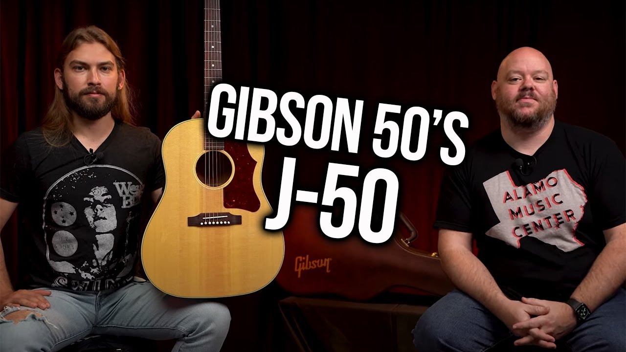 60s Gibson J-50 Original with Adjustable Saddle! - YouTube