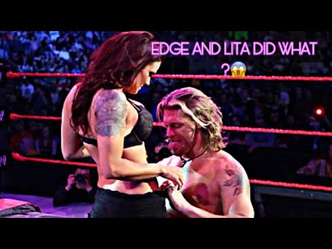 EDGE AND LITA TURNS MONDAY NIGHT RAW INTO REAL LIFE PORN SCENE 😂😂 *MUST WATCH*