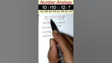 Number Analogy Reasoning Short Tricks | #reasoning short tricks #ssc #ssccgl #sscgd #sscchsl