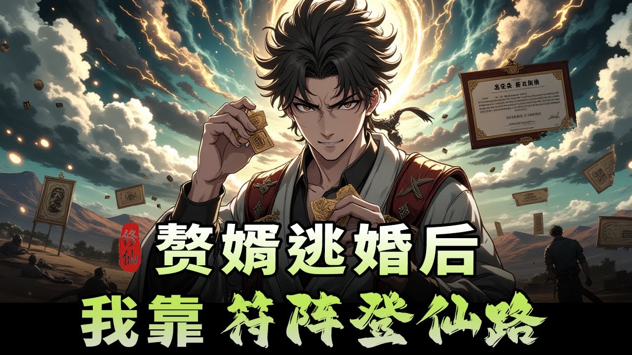 修仙家族：赘婿逃婚后，我靠符阵登仙路|小镇赘婿陆子齐大婚当日识破阴谋，连夜出逃，意外获得神秘珠子——内藏随身空间，可育灵药、刻符阵、养仙脉。从此以符入道，逆天崛起，重振陆氏仙族