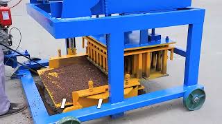 How Mobile Diesel Block Machine Working And Produce Hollow Block Solid Brick For Sale