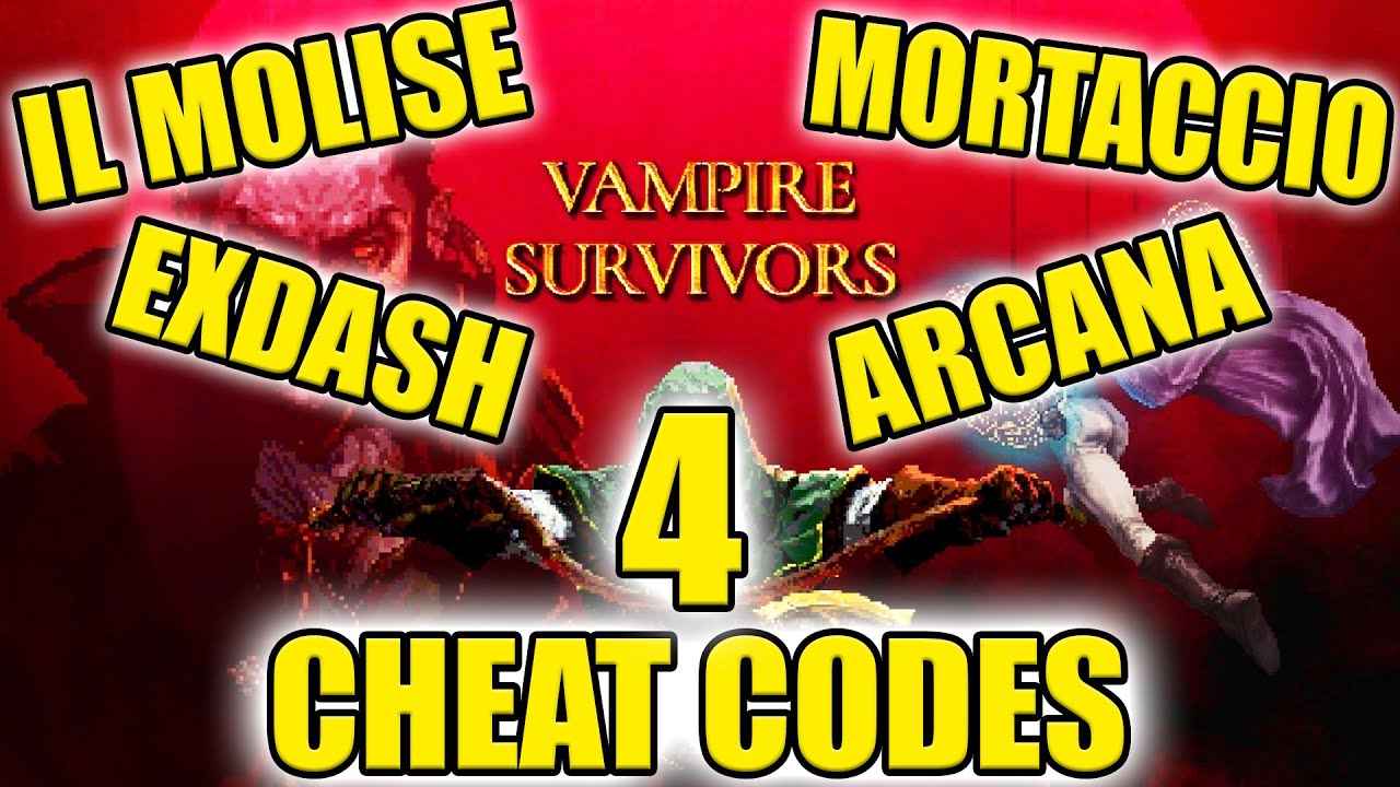 Vampire Survivors: Every Cheat Code (& How to Use Them)