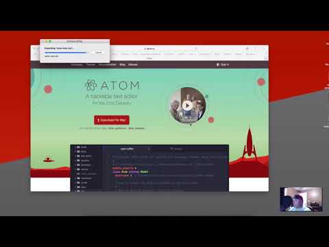 005 installing atom code editor for api development