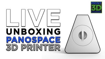 REPOST - Live Unboxing: The Panospace #3DPrinter & First Prints!