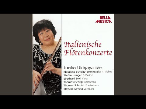 Konzert für Flöte, Streicher und Basso Continuo in G Major: II. Adagio