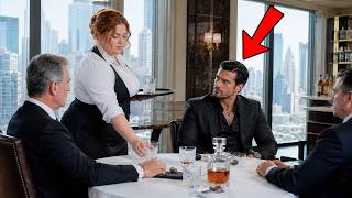 Fat Waitress Switched His Glass in Silence — The Mafia Boss Watched, Realizing She’d Saved His Life