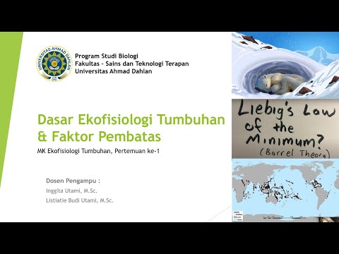 Video: Apa yang dimaksud dengan ekofisiologi?