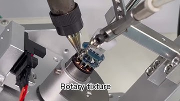Melway DT-551 Desktop Soldering Robot  | Motor Soldering | Rotary fixture