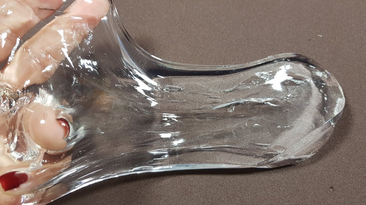 CLEAR SLIME SUPER EASY - YouTube