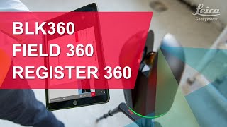 Работа со сканером Leica BLK360 в поле через приложение Leica FIELD 360