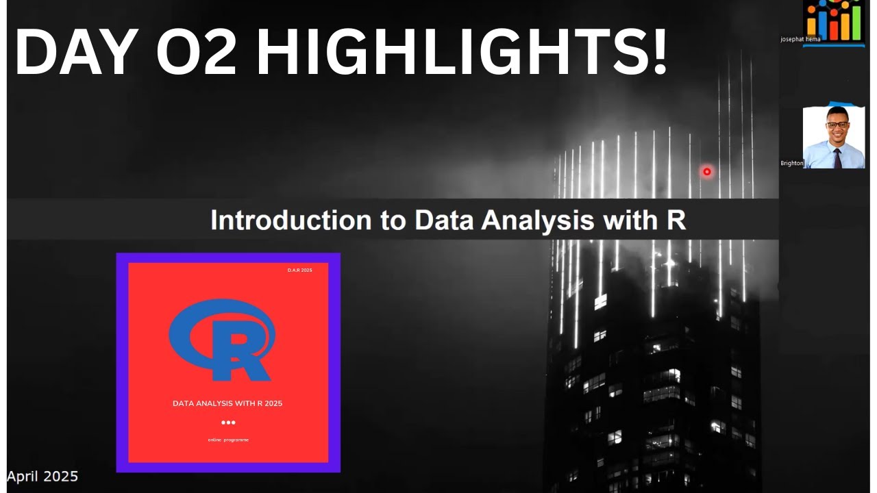 Data Analysis with R - Day 02 Highlights ! - YouTube