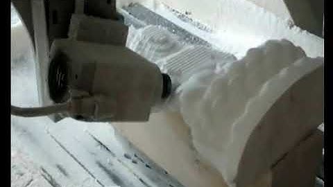 4 axis foam cnc router with sewing head, 7.5KW spindle Styrofoam engraving machine 1300*2500*800mm