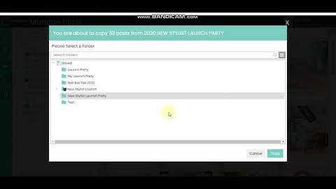 How to create your own launch party folder from a Cinchshare template
