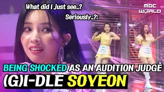 [C.C.] SOYEON gets furious after watching the trainee's performance #GIDLE #SOYEON