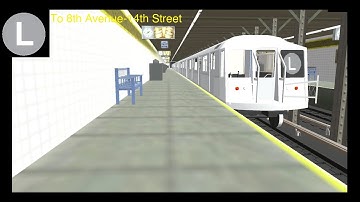 Trainz 2019: The R40 Slant (L) To 8th Avenue-14th Street