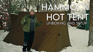 One Tigris Rocdomus Hammock Hot Tent | UNBOXING & SETUP