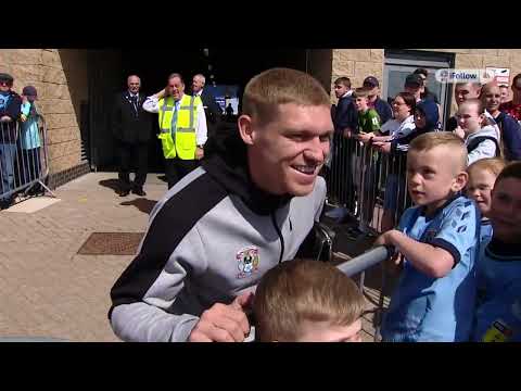 Coventry City fans and players arrive at the CBS Arena vs Bournemouth
