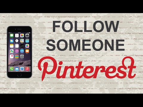 Comment suivre quelqu'un sur Pinterest | Mobile App (Android / iPhone)