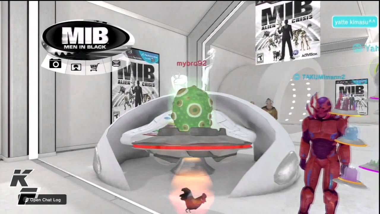 Playstation Home: MIB Headquarters - YouTube