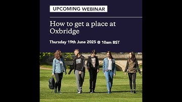 How to get a place at Oxbridge: Preparation for International Students