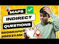 ICSE Class 10 Map Work 🔥 Indirect Map Questions Strategy | Geography