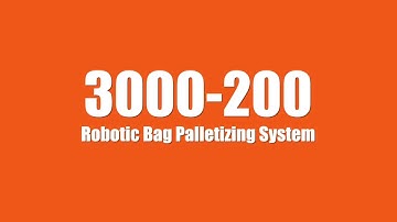 Model 3200 Fully Automatic Robotic Bag Palletizing System (Up to 24  Bags / Minute)