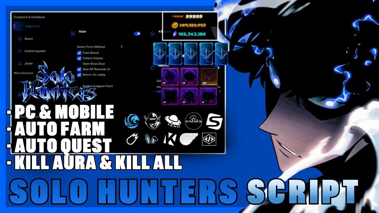 [🗡️ НОВИНКА] Скрипт для одиночной игры в режиме «Охотник» — АВТОФАРМ | АВТОЗАДАНИЯ | АУРА УБИЙСТВ...