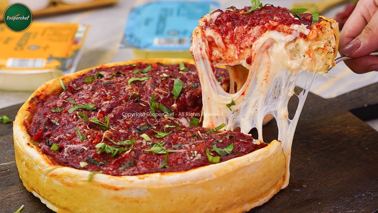 True Chicago-Style Deep-Dish Pizza Recipe, Jeff Mauro