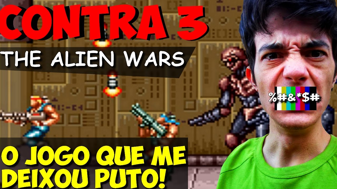 CONTRA III - The Alien Wars! O JOGO QUE ME DEIXOU PUTO! 