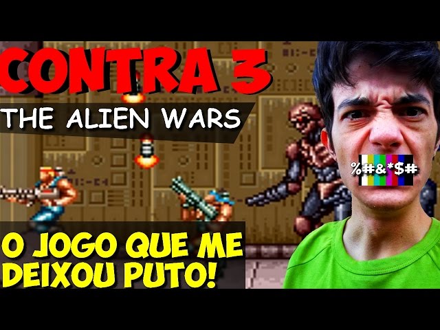 CONTRA III - The Alien Wars! O JOGO QUE ME DEIXOU PUTO! 