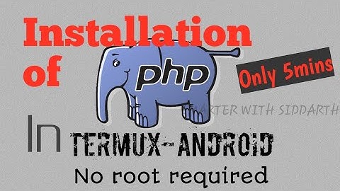 PHP INSTALLATION IN TERMUX ANDROID | INSTALLATION OF PHP IN YOUR MOBILE DEVICE