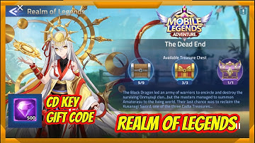 Realm of Legends: The Dead End Walkthrough & May CD Key Gift Code | Mobile Legends: Adventure