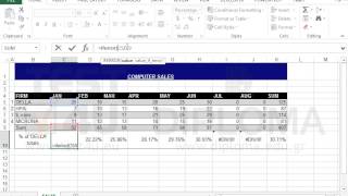 Use the IFERROR function to return the number 0 instead of an error (Excel 2013)