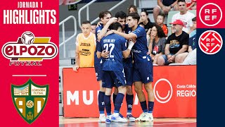 Resumen #PrimeraDivisiónFS | ElPozo Murcia Costa Cálida 2-4 Córdoba Patrimonio | Jornada 1
