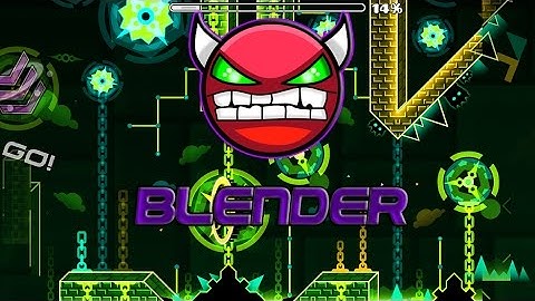 (Geometry Dash) Blender (Easy Demon) - By Codex (All Coins)