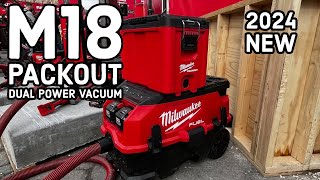 Milwaukee M18 FUEL PACKOUT  Dual Battery 9 Gallon Dust Extractor