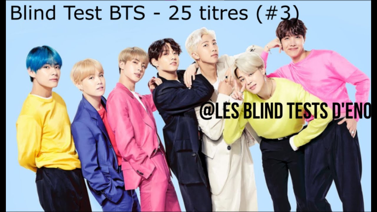 Blind Test BTS - 25 titres (#3)