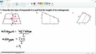 Chapter 6 Problem 7 Midsegment of Trapezoid
