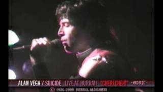 Video thumbnail of "Alan Vega/SUICIDE  "Cheree" (Live at HURRAH)"