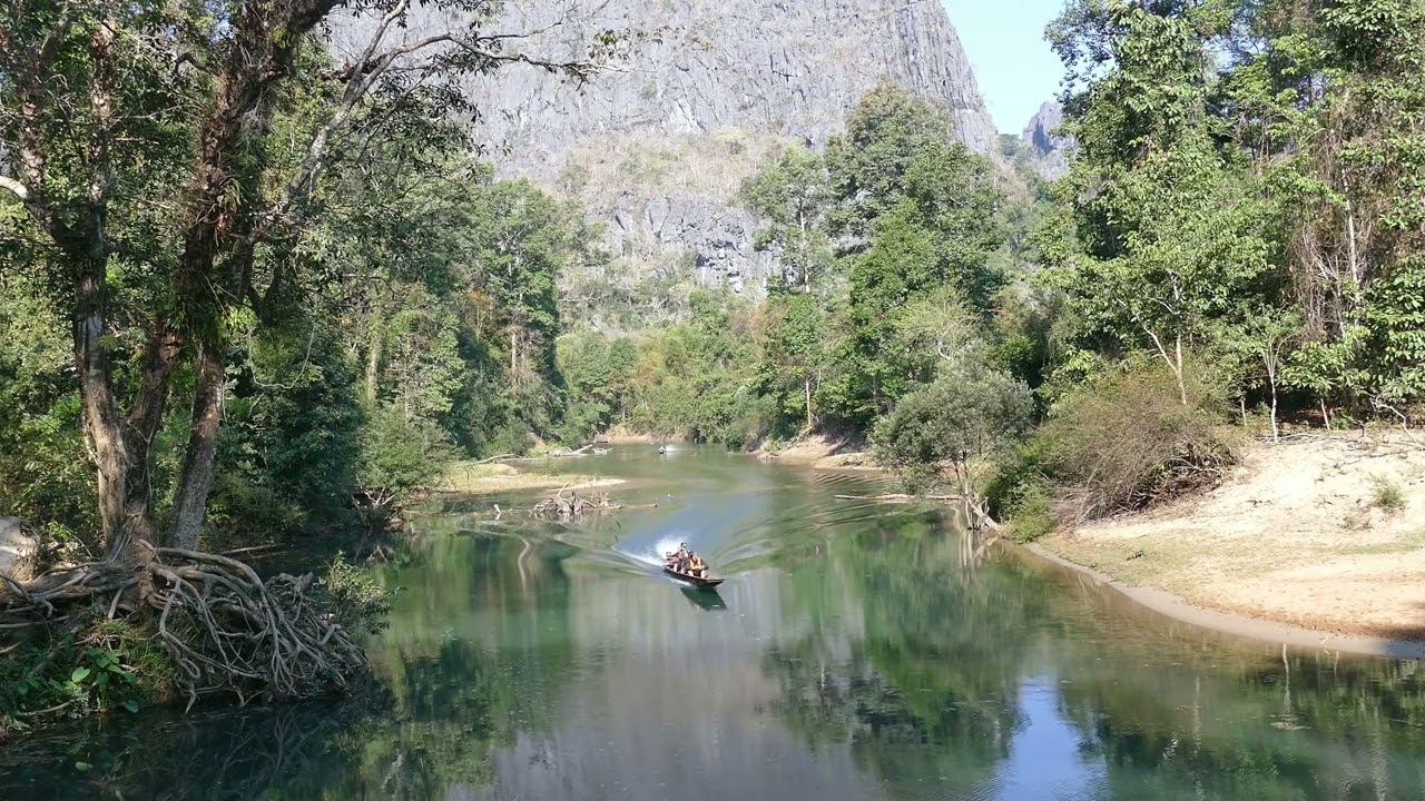 Searching for an endangered primate in Laos the Laotian Langur. Part 2 near Kong Lor Cave.
