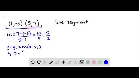 Find an expression for the function whose graph is the given curve. The line segment joining the po…