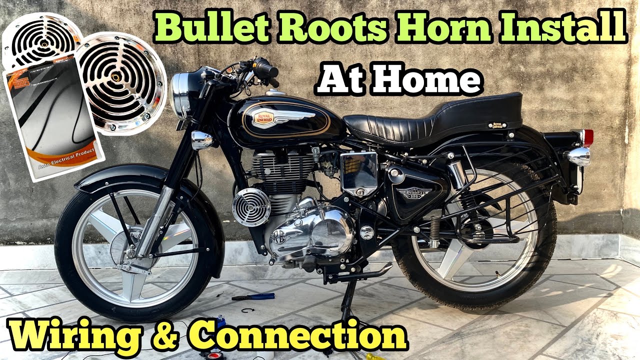 Bullet Roots Horn Install At Home With Original Harness 