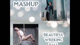 Mika & Miley Cyrus MASHUP - Beautiful wrecking ball