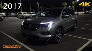 AT NIGHT: 2017 Honda Pilot Touring  Interior and Exterior Lighting in 4K + Night Drive