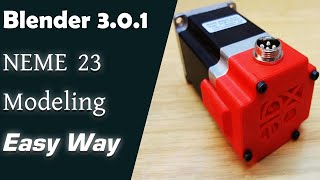 NEME 23 Motors 3d Modeling. Blender 3d Product Modeling Raw Tutorial. Basic Blender Tutorial.