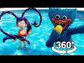 Lily Lovebraids in the Swimming Pool with Huggy Wuggy! 😱 | 360° VR 4K